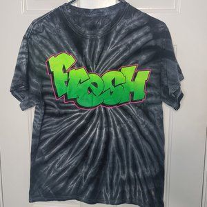 Tie-Dye RARE FRESH PRINCE OF BEL-AIR WILL SMITH T SHIRT GRAFFITI - Size Medium